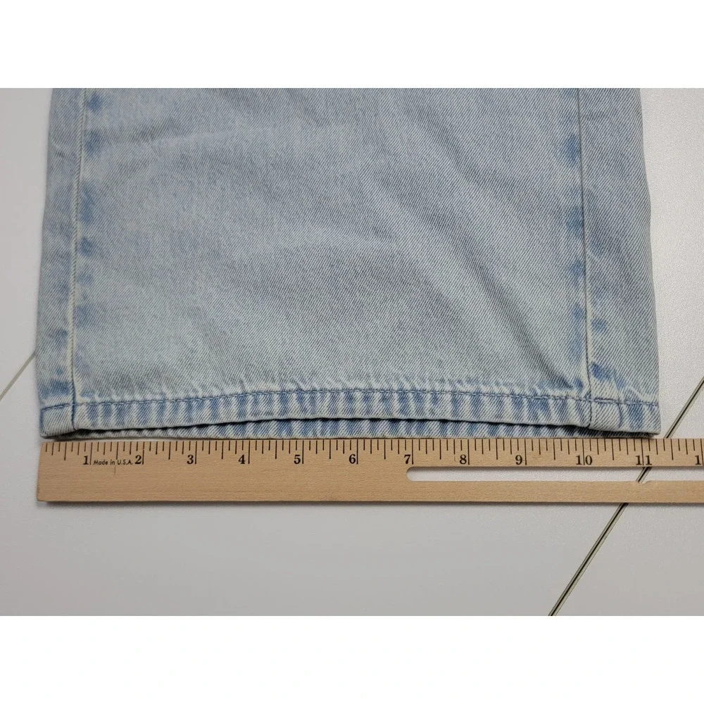 Michael Kors Selma Crop Wide Leg Jeans Women's Size 12 High Rise Light Wash New